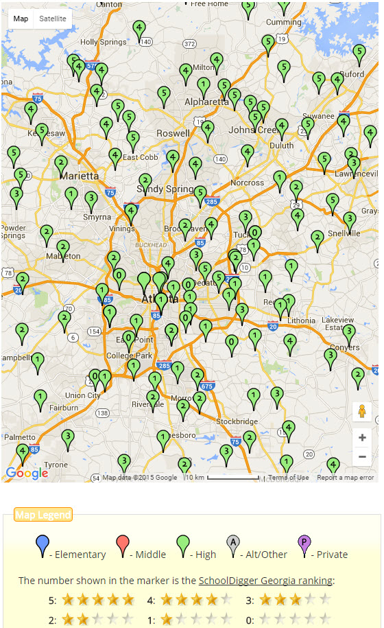 Research Schools Around Atlanta